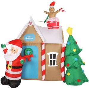 Eu Plug 220-240v Inflatable Christmas Tree House Led Luminous House Garden Bst Eu Plug 220-240v Inflatable Christmas Tree House Led Luminous House Garden Bst