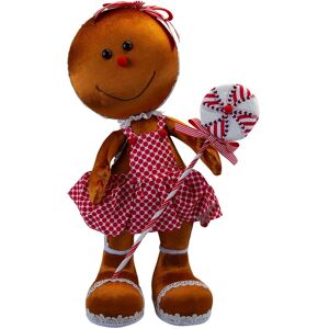 Vfm E-Store Christmas Gingerbread Woman Decoration 60cm X 26cm Red X 1 Vfm E-Store Christmas Gingerbread Woman Decoration 60cm X 26cm Red X 1