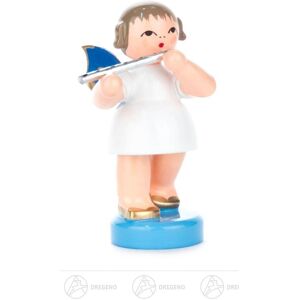 Großhandel Dregeno Angel With Flute Standing, Blue Flüge H = Ca 5,5 Cm Erzgebirge Christmas Figure Großhandel Dregeno Angel With Flute Standing, Blue Flüge H = Ca 5,5 Cm Erzgebirge Christmas Figure