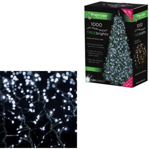 Premier 1000 Led Multi Action Christmas Tree Brights Lights - White Premier 1000 Led Multi Action Christmas Tree Brights Lights - White