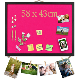 Does Not Apply Large Bulletin Board Cork Boards Vision Board With Felt, 58x43cm Display Pin Boa Does Not Apply Large Bulletin Board Cork Boards Vision Board With Felt, 58x43cm Display Pin Boa