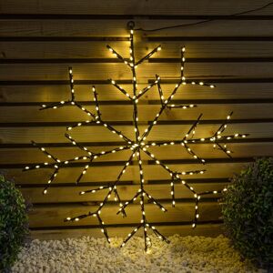 Samuel Alexander 61cm Light Up Twinkling Christmas Snowflake With 196 Warm White Leds Samuel Alexander 61cm Light Up Twinkling Christmas Snowflake With 196 Warm White Leds
