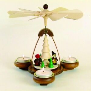 Kunsthandwerk Ullrich Tealight Pyramid Waldwichtel Hxw 19x19, 5cm New Christmas Pyramid Kunsthandwerk Ullrich Tealight Pyramid Waldwichtel Hxw 19x19, 5cm New Christmas Pyramid