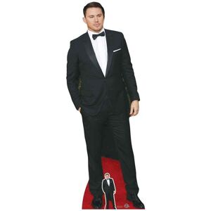 Channing Tatum Blacksuit Lifesize And Free Mini Cardboard Cutout / Standup Channing Tatum Blacksuit Lifesize And Free Mini Cardboard Cutout / Standup