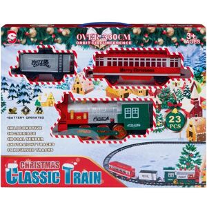 Festive Fun Christmas Train Set 23 Piece Battery Operated Musical Tree Decoration Festive Fun Christmas Train Set 23 Piece Battery Operated Musical Tree Decoration