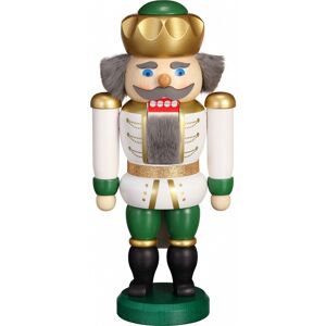 Seiffener Volkskunst German Nutcracker King White-Green, Height 20 Cm / 9 Inch, Origin.. Sv 11471 New Seiffener Volkskunst German Nutcracker King White-Green, Height 20 Cm / 9 Inch, Origin.. Sv 11471 New