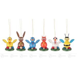 Großhandel Dregeno Easter & Spring Hanging Animals On Base (6) H=approx 5.5 Cm New Erzgebirge Großhandel Dregeno Easter & Spring Hanging Animals On Base (6) H=approx 5.5 Cm New Erzgebirge