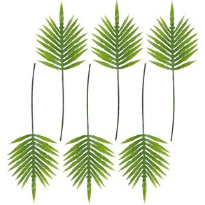 Green Monstera Leaf - Pack of 6 - 95cm Artificial Decoration Green Monstera Leaf - Pack of 6 - 95cm Artificial Decoration