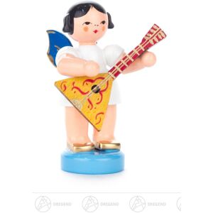 Großhandel Dregeno Angel With Balalaika Standing, Blue Wings H = Ca 5,5 Cm Ore Mountains Großhandel Dregeno Angel With Balalaika Standing, Blue Wings H = Ca 5,5 Cm Ore Mountains