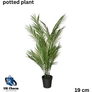 Botanik Artificial Kentia Palm Tree Plant - 19cm Large Botanik Artificial Kentia Palm Tree Plant - 19cm Large