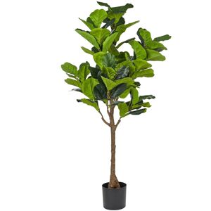 Beliani Artificial Plant Fig Tree Green Beliani Artificial Plant Fig Tree Green