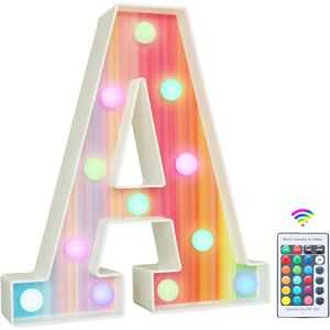 Rainbow Light Up Letters, Colorful Led Letter Lights 16 Color Changing Alphabet Rainbow Light Up Letters, Colorful Led Letter Lights 16 Color Changing Alphabet