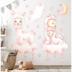 Coloray Stickers Wall Kids Room Decoration Decal Decor Pastel Sheep On Clouds And Stars Coloray Stickers Wall Kids Room Decoration Decal Decor Pastel Sheep On Clouds And Stars