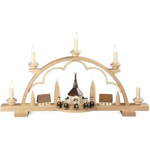 Kleinkunst Aus Dem Erzgebirge® Candle Arch Small Village Choir Natural Electrically Illuminated Kleinkunst Aus Dem Erzgebirge® Candle Arch Small Village Choir Natural Electrically Illuminated