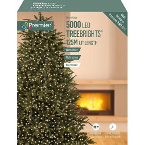Premier 5000 Led Multi-Action Treebrights Christmas Lights Timer - Warm White Premier 5000 Led Multi-Action Treebrights Christmas Lights Timer - Warm White