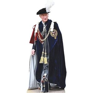 Partyrama King Charles Royal Family Garter Cardboard Cutout 195cm Partyrama King Charles Royal Family Garter Cardboard Cutout 195cm