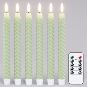Eldnacele Battery Operated Led Taper Candles With Remote Control, Flickering Fl Eldnacele Battery Operated Led Taper Candles With Remote Control, Flickering Fl