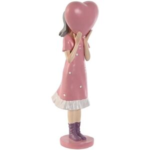 Decorative Figure Home Esprit Pink Light Mauve Chica 10 X 8,5 X 31 Cm Decorative Figure Home Esprit Pink Light Mauve Chica 10 X 8,5 X 31 Cm
