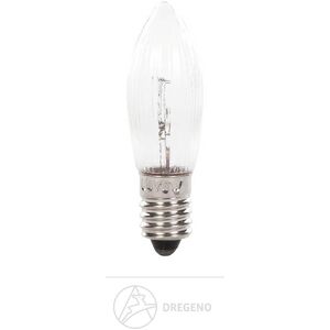 Großhandel Dregeno Ribbed Candle 55v/3w E10, 100 Pieces In Box Wxhxd 1 Cmx4.5cmx1cm New Erzgebirge Großhandel Dregeno Ribbed Candle 55v/3w E10, 100 Pieces In Box Wxhxd 1 Cmx4.5cmx1cm New Erzgebirge