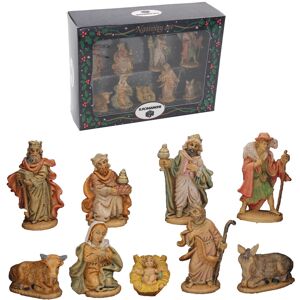 Cbc Distributors Christmas Nativity Figurine Set Traditional Scene 9 Piece Rubberised Set 89340 Cbc Distributors Christmas Nativity Figurine Set Traditional Scene 9 Piece Rubberised Set 89340