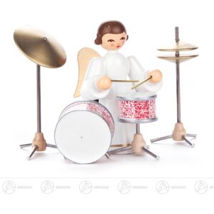 Großhandel Dregeno Angel At Drums,Long Rock,Coloured H = Ca 5,5 Cm Ore Mountains Christmas Figures Großhandel Dregeno Angel At Drums,Long Rock,Coloured H = Ca 5,5 Cm Ore Mountains Christmas Figures