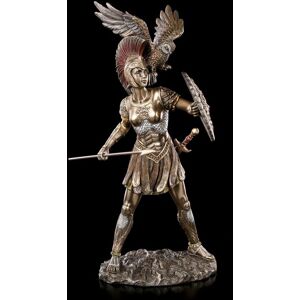 Athena Figure - Greek Goddess - Veronese Fantasy Deity Owl Decorative Statue Athena Figure - Greek Goddess - Veronese Fantasy Deity Owl Decorative Statue