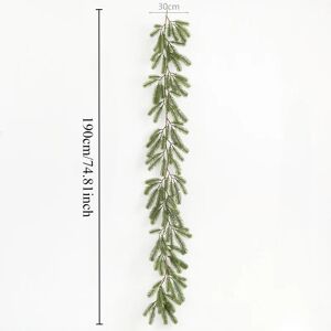 Does Not Apply Christmas 6.23ft Artificial Pine Garland For Indoor/outdoor Home Decor, Holiday Does Not Apply Christmas 6.23ft Artificial Pine Garland For Indoor/outdoor Home Decor, Holiday