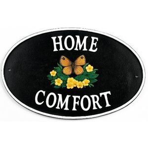 Black Country Metal Works Orange Meadow Cast Iron Effect House Name Sign House Plaque Black Country Metal Works Orange Meadow Cast Iron Effect House Name Sign House Plaque