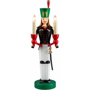 Richard Glässer Seiffen German Candlestick Miner, Electrically Illuminated, Height 32 Cm .. Rg 12569 New Richard Glässer Seiffen German Candlestick Miner, Electrically Illuminated, Height 32 Cm .. Rg 12569 New