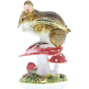 Treasured Trinkets Treasured Trinket Mouse On Toadstool Trinket Box Wb15233 Treasured Trinkets Treasured Trinket Mouse On Toadstool Trinket Box Wb15233