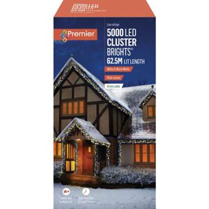 Premier 5000 Led Cluster Indoor Outdoor Christmas Tree Lights Timer White & Warm White Premier 5000 Led Cluster Indoor Outdoor Christmas Tree Lights Timer White & Warm White