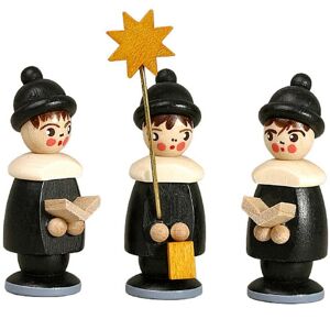 Erzgebirgische Volkskunst Drechslerei Schalling Miniature Figures 3 Carolers Black Height 3.7cm New Christmas Figures Erzgebirgische Volkskunst Drechslerei Schalling Miniature Figures 3 Carolers Black Height 3.7cm New Christmas Figures
