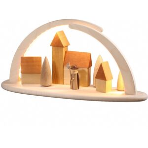 Seiffener Volkskunst German Candle Arch, Length 42 Cm / 17 Inch, Natural, Electrically.. Sv 15374 New Seiffener Volkskunst German Candle Arch, Length 42 Cm / 17 Inch, Natural, Electrically.. Sv 15374 New