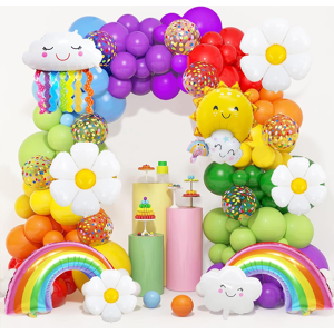 Does Not Apply Rainbow Balloon Arch Kit - 154pcs Rainbow Birthday Party Decorations With Colorf Does Not Apply Rainbow Balloon Arch Kit - 154pcs Rainbow Birthday Party Decorations With Colorf
