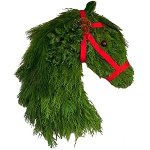 Sodial 3x(Horse Wreaths For Front Door Beautiful Christmas Horse Head Christmas7042 Sodial 3x(Horse Wreaths For Front Door Beautiful Christmas Horse Head Christmas7042