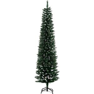 Homcom 6ft Artificial Snow Dipped Christmas Tree Home Indoor Decoration Green Homcom 6ft Artificial Snow Dipped Christmas Tree Home Indoor Decoration Green