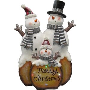 Securefix Direct Light Up Merry Christmas Snowmen Figurine (Xmas Festive Led Ornament Decoration) Securefix Direct Light Up Merry Christmas Snowmen Figurine (Xmas Festive Led Ornament Decoration)
