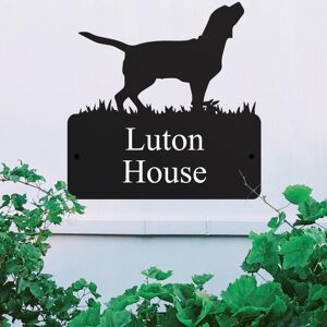 Black Country Metal Works Customisable Steel Beagle House Name Sign Black Country Metal Works Customisable Steel Beagle House Name Sign