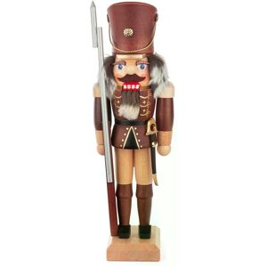 Großhandel Dregeno Nutcracker Brown Glazed Soldier With High Hat, Spear Lxhxw 12x38.5x10cm New Großhandel Dregeno Nutcracker Brown Glazed Soldier With High Hat, Spear Lxhxw 12x38.5x10cm New