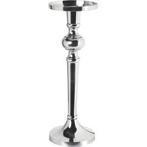 Beliani Silver Candle Holder - 40cm Modern Decorative Accessory Beliani Silver Candle Holder - 40cm Modern Decorative Accessory