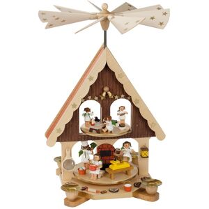 Richard Glässer Seiffen German Christmas Pyramid Angels, Height 36 Cm / 14 Inch, Natural,.. Rg 16294 New Richard Glässer Seiffen German Christmas Pyramid Angels, Height 36 Cm / 14 Inch, Natural,.. Rg 16294 New