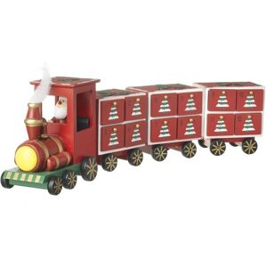 *heaven Sends Christmas Advent Calendar Train Engine 3 Carriages Santa *heaven Sends Christmas Advent Calendar Train Engine 3 Carriages Santa