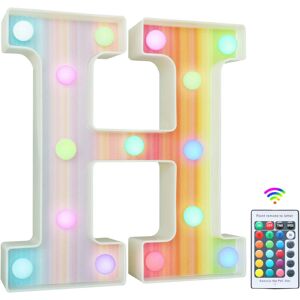 Rainbow Light Up Letters, Colorful Led Letter Lights 16 Color Changing Alphabet Rainbow Light Up Letters, Colorful Led Letter Lights 16 Color Changing Alphabet