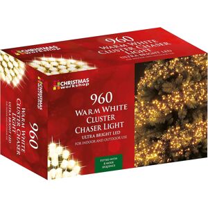 71820 960 Warm White Led Chaser Cluster Christmas Lights / Indoor And Outdoor Fa 71820 960 Warm White Led Chaser Cluster Christmas Lights / Indoor And Outdoor Fa