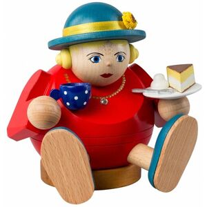 Richard Glässer Seiffen German Incense Smoker With Cake, Height 15 Cm / 6 Inch, Original .. Rg 26486 New Richard Glässer Seiffen German Incense Smoker With Cake, Height 15 Cm / 6 Inch, Original .. Rg 26486 New