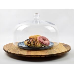 Emh Clear Glass Display Dome With Knob Handle H:23 Cm X 31.5 Cm Emh Clear Glass Display Dome With Knob Handle H:23 Cm X 31.5 Cm