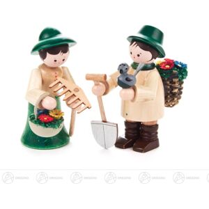 Großhandel Dregeno Miniature Gärtnerpaar Coloured H = Ca 5,5cm New Erzgebirge Christmas Figures Großhandel Dregeno Miniature Gärtnerpaar Coloured H = Ca 5,5cm New Erzgebirge Christmas Figures