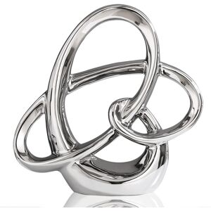 Sodial 3x(Modern Gold Decor Ceramic Geometric Sculpture, Abstract Home Accent &1116 Sodial 3x(Modern Gold Decor Ceramic Geometric Sculpture, Abstract Home Accent &1116