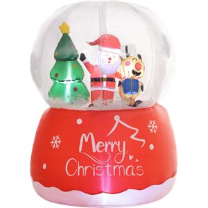 Outsunny 5.5ft Christmas Inflatable Crystal Ball With Led Lights For Party Outsunny 5.5ft Christmas Inflatable Crystal Ball With Led Lights For Party