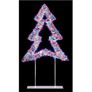 Festive Fun Christmas Table Top Tree 45cm White With 720 Rainbow Leds Christmas Decoration Festive Fun Christmas Table Top Tree 45cm White With 720 Rainbow Leds Christmas Decoration